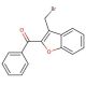 [3-(Bromomethyl)-1-benzofuran-2-yl](phenyl)-methanone (CAS 67534-81-0) - chemical structure image