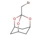 3-(Bromomethyl)-2,4,10-trioxatricyclo[3.3.1.1-3.7]decane (CAS 157371-80-7) - chemical structure image