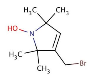 3-Bromomethyl-2,5-dihydro-2,2,5,5-tetramethyl-1H-pyrrol-1-yloxy (CAS 76893-32-8) - chemical structure image