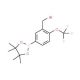 (3-Bromomethyl-4-trifluoromethoxyphenylboronic acid, pinacol ester (CAS 1073354-06-9) - chemical structure image