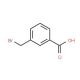 3-(Bromomethyl)benzoic Acid (CAS 6515-58-8) - chemical structure image