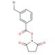 3-(Bromomethyl)benzoic acid N-succinimidylester (CAS 155863-35-7) - chemical structure image