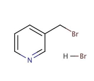 3-(Bromomethyl)pyridine hydrobromide (CAS 4916-55-6) - chemical structure image