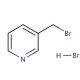 3-(Bromomethyl)pyridine hydrobromide (CAS 4916-55-6) - chemical structure image