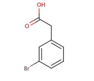 3-Bromophenylacetic acid (CAS 1878-67-7) - chemical structure image