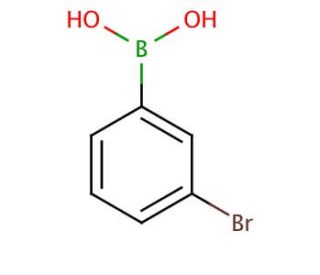 3-Bromophenylboronic acid (CAS 89598-96-9) - chemical structure image