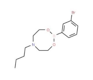 3-Bromophenylboronic acid N-butyldiethanolamine ester - chemical structure image