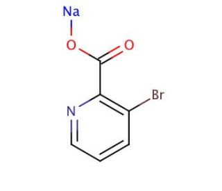 3-Bromopicolinic Acid, Sodium Salt - chemical structure image