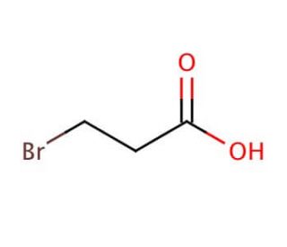 3-Bromopropionic acid (CAS 590-92-1) - chemical structure image