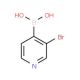 3-Bromopyridine-4-boronic acid (CAS 458532-99-5) - chemical structure image