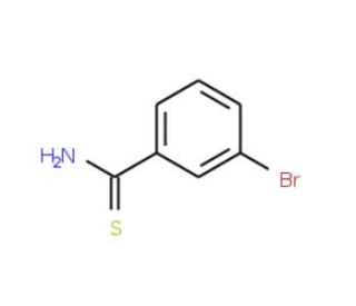 3-Bromothiobenzamide (CAS 2227-62-5) - chemical structure image