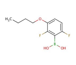 3-Butoxy-2,6-difluorophenylboronic acid (CAS 849062-15-3) - chemical structure image