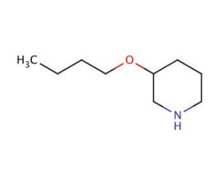3-Butoxypiperidine - chemical structure image