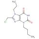 3-butyl-8-(chloromethyl)-7-propyl-3,7-dihydro-1H-purine-2,6-dione - chemical structure image