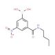 3-(Butylcarbamoyl)-5-nitrobenzeneboronic acid (CAS 871332-89-7) - chemical structure image