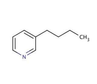 3-Butylpyridine (CAS 539-32-2) - chemical structure image