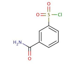 3-carbamoylbenzene-1-sulfonyl chloride - chemical structure image