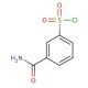 3-carbamoylbenzene-1-sulfonyl chloride - chemical structure image