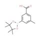 3-Carboxy-5-methylphenylboronic acid, pinacol ester (CAS 1150561-67-3) - chemical structure image