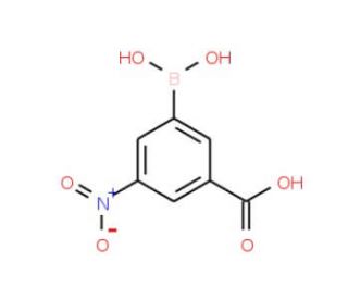 3-Carboxy-5-nitrophenylboronic acid (CAS 101084-81-5) - chemical structure image