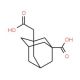 3-Carboxyadamantane-1-acetic acid (CAS 56531-58-9) - chemical structure image