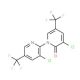 3-Chloro-1-[3-chloro-5-(trifluoromethyl)-2-pyridinyl]-5-(trifluoromethyl)-2(1H)-pyridinone - chemical structure image