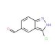 3-Chloro-1H-indazole-5-carboxaldehyde (CAS 1086391-03-8) - chemical structure image