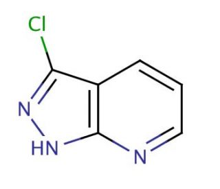 3-Chloro-1H-pyrazolo[3,4-b]pyridine (CAS 117007-51-9) - chemical structure image