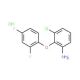 3-Chloro-2-(2,4-difluorophenoxy)aniline hydrochloride - chemical structure image