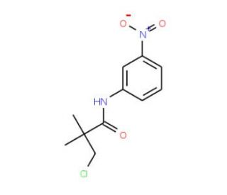 3-Chloro-2,2-dimethyl-N-(3-nitrophenyl)propanamide - chemical structure image