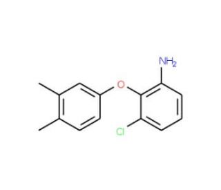 3-Chloro-2-(3,4-dimethylphenoxy)aniline - chemical structure image