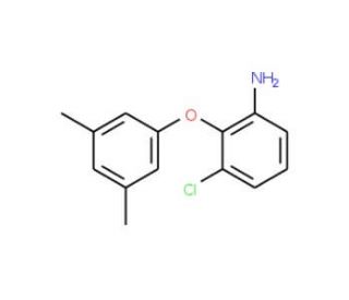 3-Chloro-2-(3,5-dimethylphenoxy)aniline - chemical structure image