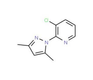 3-Chloro-2-(3,5-dimethylpyrazol-1-yl)pyridine (CAS 1150164-90-1) - chemical structure image