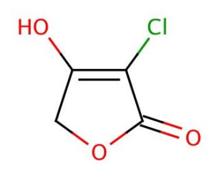 3-Chloro-2,4(3H,5H)-furandione (CAS 4971-55-5) - chemical structure image