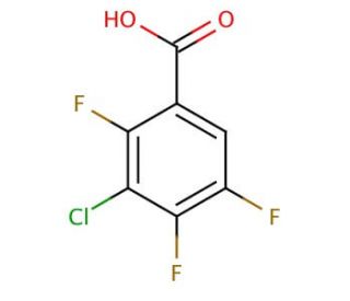 3-Chloro-2,4,5-trifluorobenzoic acid (CAS 101513-77-3) - chemical structure image