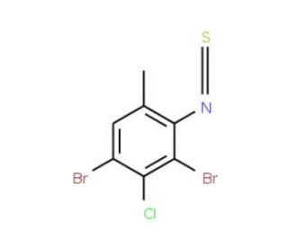 3-Chloro-2,4-dibromo-6-methylphenylisothiocyanate - chemical structure image