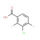 3-Chloro-2,4-difluorobenzoic acid (CAS 154257-75-7) - chemical structure image