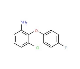 3-Chloro-2-(4-fluorophenoxy)aniline - chemical structure image