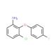 3-Chloro-2-(4-fluorophenoxy)aniline - chemical structure image