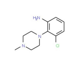 3-Chloro-2-(4-methyl-piperazin-1-yl)-phenylamine (CAS 189761-97-5) - chemical structure image