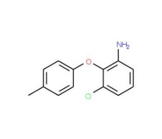 3-Chloro-2-(4-methylphenoxy)aniline - chemical structure image