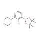 3-Chloro-2-(4-morpholino)pyridine-4-boronic acid pinacol ester (CAS 957198-28-6) - chemical structure image
