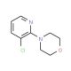3-Chloro-2-(4-morpholino)pyridine (CAS 54231-36-6) - chemical structure image