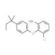 3-Chloro-2-[4-(tert-pentyl)phenoxy]aniline - chemical structure image