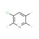3-Chloro-2,5,6-trifluoropyridine (CAS 2879-42-7) - chemical structure image