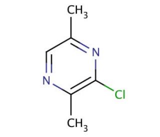 3-Chloro-2,5-dimethylpyrazine (CAS 95-89-6) - chemical structure image