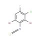 3-Chloro-2,6-dibromo-4-fluorophenyl isothiocyanate - chemical structure image