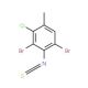 3-Chloro-2,6-dibromo-4-methylphenyl isothiocyanate - chemical structure image