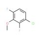 3-Chloro-2,6-difluoroanisole (CAS 261762-38-3) - chemical structure image