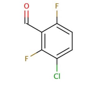 3-Chloro-2,6-difluorobenzaldehyde (CAS 190011-87-1) - chemical structure image